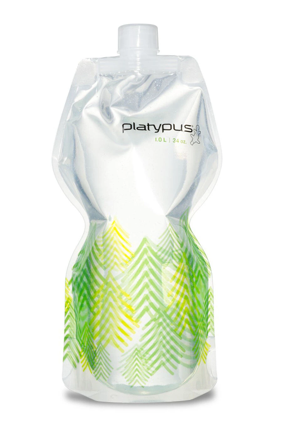 Platypus SoftBottle Lukkehætte 1l, Hvid/blå 3 Platypus SoftBottle Lukkehætte 1l, Hvid/blå