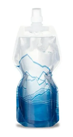 Platypus SoftBottle Skub Tr&aelig;kh&aelig;tte 1l, Gennemsigtig/orange