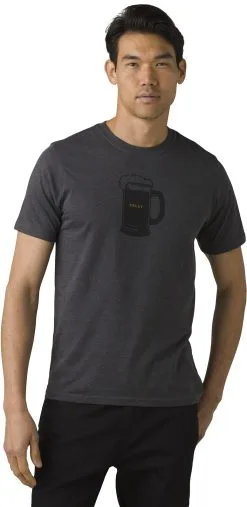 Prana Beer Belly Journeyman T-shirt Herrer, Brun