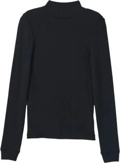 Prana Foundation Rib Skjorte Med Skyggekrave Damer, Sort