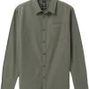 Prana Mountain Drift LS Slim Skjorte Herrer, Grøn 1 Prana Mountain Drift LS Slim Skjorte Herrer, Grøn -Campingtøj Butik prana mountain drift ls slim shirt men rye green 4