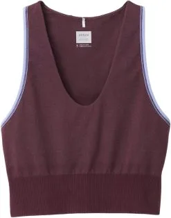 Prana Sopra Seamless Top Damer, R&oslash;d