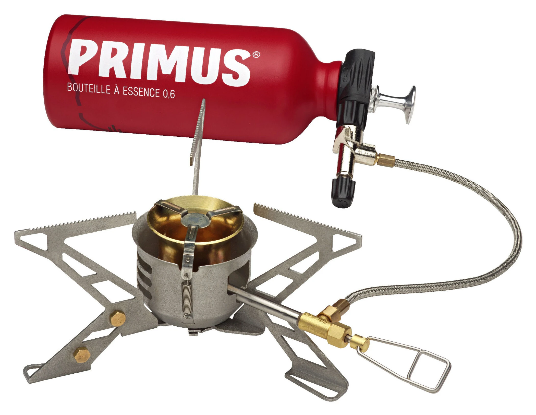 Primus OmniFuel II Koger Med Brændstofflaske Og Pose 3 Primus OmniFuel II Koger Med Brændstofflaske Og Pose