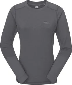 Rab Conduit Crew Skjorte Damer, Gr&aring;