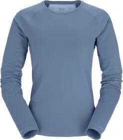 Rab Dihedral Crew LS Tee Damer, R&oslash;d