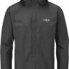 Rab Downpour Eco Jakke Herrer, Sort 2 Rab Downpour Eco Jakke Herrer, Sort -Campingtøj Butik rab downpour eco jacket men black 6