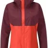 Rab Downpour Plus Jakke Damer, R&oslash;d -Campingtøj Butik rab downpour plus jacket women deep heather red grapefrui 12 1