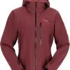 Rab Firewall Jakke Damer, R&oslash;d -Campingtøj Butik rab firewall jacket women deep heather 4