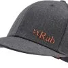 Rab Flatiron Kasket Herrer, Gr&aring; -Campingtøj Butik rab flatiron cap men ebony marl 2 1