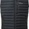 Rab Microlight Vest Herrer, Sort 2 Rab Microlight Vest Herrer, Sort -Campingtøj Butik rab microlight vest men beluga 6 1