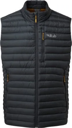 Rab Microlight Vest Herrer, Sort