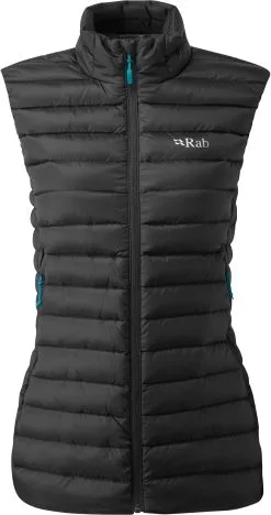 Rab Microlight Vest Damer, Sort