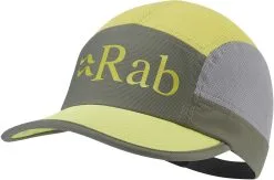 Rab Momentum 5 Panel Cap, Sort/gr&aring;
