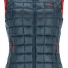 Rab Mythic Vest Damer, Bl&aring; -Campingtøj Butik rab mythic vest women orion blue 8 1