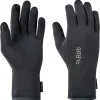 Rab Power Stretch Contact Handsker Herrer, Sort -Campingtøj Butik rab power stretch contact gloves men gra 1