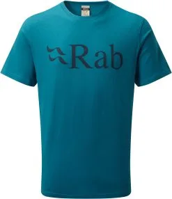 Rab Stance Logo Kort&aelig;rmet T-shirt Herrer, Turkis