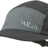 Rab Venant 5 Panel Cap, Gr&aring;/orange -Campingtøj Butik rab venant 5 panel cap blue night orion blue 3 1