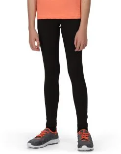 Regatta Atkin Legging II Piger, Sort