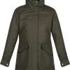 Regatta Romine Frakke Damer, Bl&aring; -Campingtøj Butik regatta romine coat women dark khaki 4