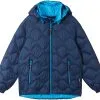 Reima Fossila Dunjakke B&oslash;rn, Bl&aring; -Campingtøj Butik reima fossila down jacket kids navy 5 1