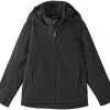 Reima Kuopio Softshell Jacket Kids, Bl&aring; -Campingtøj Butik reima kuopio softshell jacket kids black 8 1