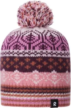 Reima Pohjoinen Beanie Unge, Gr&aring;/sort