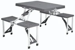 Easy Camp Toulouse Picnicbord, Gr&aring;/hvid