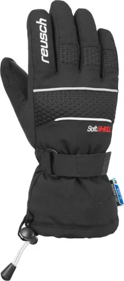 Reusch Connor R-TEX XT Handsker B&oslash;rn, Sort/gr&aring;