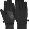 Reusch Saskia TOUCHTEC Handsker Damer, Gr&aring; -Campingtøj Butik reusch saskia touchtec gloves women black black 5