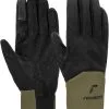 Reusch Vertical TOUCH-TEC Handsker, Sort/oliven -Campingtøj Butik reusch vertical touch tec gloves black burnt olive 3