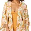 Rip Curl Always Summer Kimono Women, Brun/gr&oslash;n -Campingtøj Butik rip curl always summer kimono women gold 5