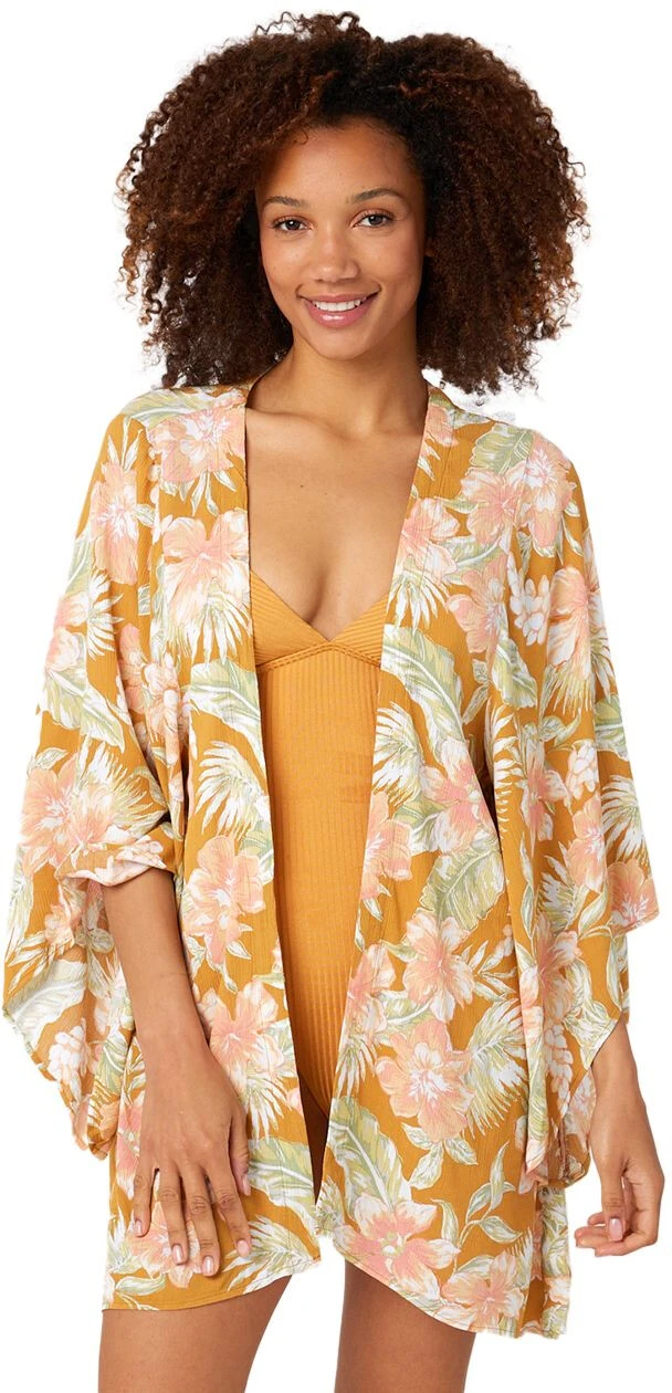 Rip Curl Always Summer Kimono Women, Brun/grøn 3 Rip Curl Always Summer Kimono Women, Brun/grøn