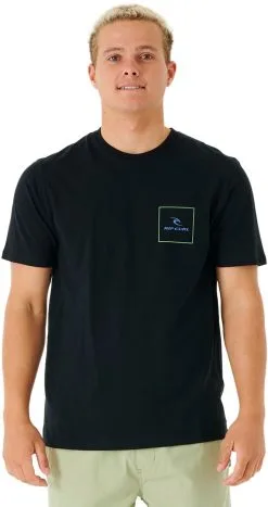 Rip Curl Corp Icon SS Shirt Men, Gr&oslash;n