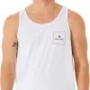 Rip Curl Corp Icon Tank Men, Hvid -Campingtøj Butik rip curl corp icon tank men white 4