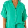 Rip Curl Premium Surf SS Shirt Women, Grøn 1 Rip Curl Premium Surf SS Shirt Women, Grøn -Campingtøj Butik rip curl premium surf ss shirt women green 4