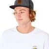Rip Curl Premium Wetty Kasket Herrer, Gr&aring; -Campingtøj Butik rip curl premium wetty trucker cap men black grey 1
