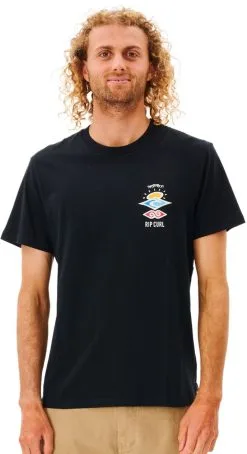 Rip Curl Search Icon SS Shirt Men, Sort