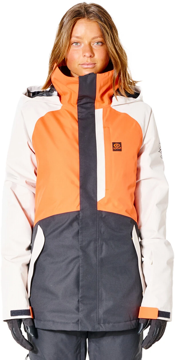 Rip Curl Sundry Snejakke Damer, Hvid/orange 3 Rip Curl Sundry Snejakke Damer, Hvid/orange