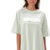 Rip Curl Surf Spray Heritage Te Damer, Orange -Campingtøj Butik rip curl surf spray heritage tee women mint 4 1