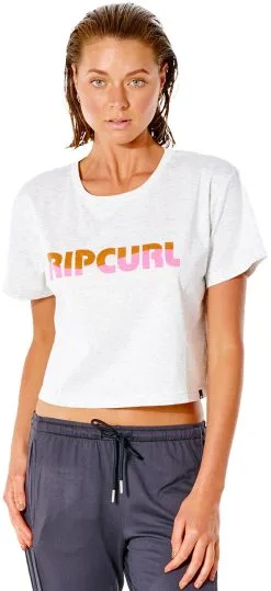 Rip Curl Vaporcool Crop-tr&oslash;je Damer, Hvid