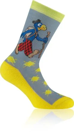 Rohner Globi Trekking Sokker B&oslash;rn, Gul/farverig