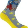 Rohner Globi Trekking Sokker Børn, Gul/blå 2 Rohner Globi Trekking Sokker Børn, Gul/blå -Campingtøj Butik rohner globi trekking socks kids grey 1