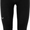 SALEWA Cristallo Warm Alpine Merino Responsive 3/4 Str&oslash;mpebukser Herrer, Sort -Campingtøj Butik salewa cristallo warm alpine merino responsive 3 4 tights men black out 6