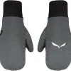 SALEWA Ortles Tirol Wool Responsive Vanter Herrer, Sort/gr&aring; -Campingtøj Butik salewa ortles tirol wool responsive mittens men black out 2