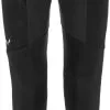SALEWA Puez Dry Responsive Cargotights Damer, R&oslash;d/sort -Campingtøj Butik salewa puez dry responsive cargo tights women black out 3