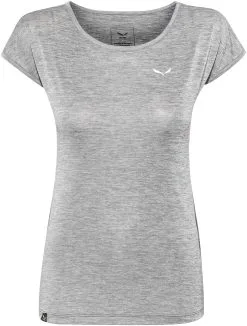 SALEWA Puez Melange Dry SS T-shirt Damer, R&oslash;d