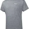 SALEWA Puez Melange Dry T-shirt Herrer, Bl&aring; -Campingtøj Butik salewa puez melange dry t shirt herr quiet shade melange 1