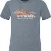 SALEWA Simple Life Dry SS Tee Kids, Bl&aring; -Campingtøj Butik salewa simple life dry ss tee kids java blue melange 1