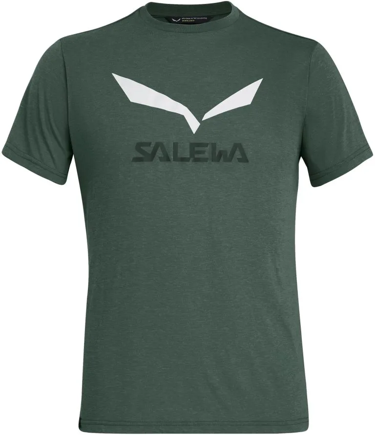 SALEWA Solidlogo Dry SS T-shirt Herrer, Grå 3 SALEWA Solidlogo Dry SS T-shirt Herrer, Grå