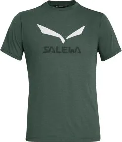 SALEWA Solidlogo Dry SS T-shirt Herrer, Gul